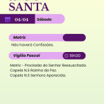 Sábado – Vigília Pascal.