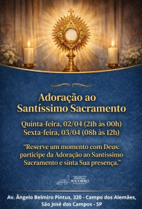 Adoração dias 02 e 03 Abr 2026