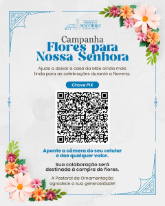 Campanha Flores 2026 Festa Padroeira