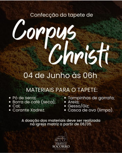 Tapete Christi 6h 2026